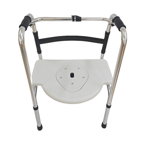 Deambulatore sanitario in alluminio/rollatore deambulatore pieghevole regolabile in altezza - Product Image 3