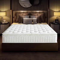 Matelas à ressorts ensachés en mousse à mémoire de forme compressée pour chambre à coucher - Tailles Twin, Queen, King - Colchones Matelas pour lit