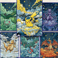 PY Fine Cartes à collectionner Pokémon imprimées, Boosters, Fan Art, Articles de collection, Accessoires et Classeurs de cartes, Articles de fête, Jeux de société