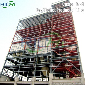 Richi 10 tấn/h động vật gia cầm chăn nuôi gia súc gà thức ăn làm máy nhà máy Thức ăn viên dây chuyền sản xuất - Product Image 6