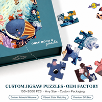 Fabricants de puzzles miniatures personnalisés imprimés par sublimation, accessoires, paysages 3D, puzzles de 500 à 1000 pièces pour adultes