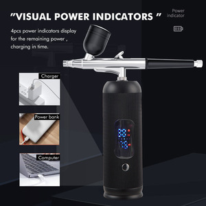 Bút phun sơn điện cầm tay ba tốc độ, tạo hiệu ứng gradient, dùng cho làm đẹp, vẽ tranh, phun màu, xăm hình, làm móng, tạo hiệu ứng ombre - Product Image 2