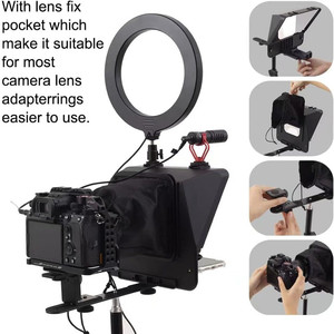 Teleprompter Portatile per Smartphone per Registrazione Video e Streaming Live - Product Image 2