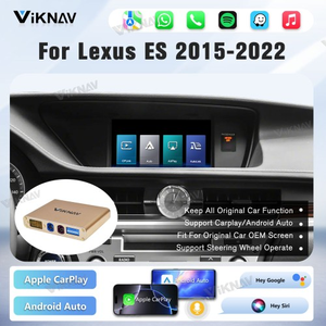 Caja de interfaz Viknav Linux para Lexus ES 2015-2022, decodificador inalámbrico CarPlay Android, navegación GPS automática, pantalla de radio original del coche - Product Image 2