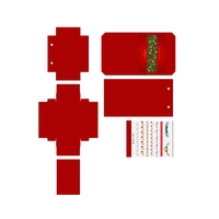 Dossiers en carton recyclable imprimés sur mesure pour cadeaux et artisanat, finition dorée, laminage mat, forme personnalisable
