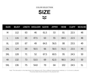 Sonbahar artı-boyutu spor üniforma rahat ceket rüzgarlık beyzbol parça bombacı erkekler tulum Pilot ceket pamuk fermuarlar standı - Product Image 5