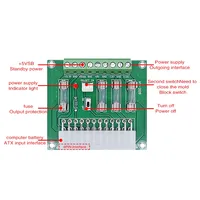 Placa Adaptadora de Salida de Fuente de Alimentación ATX para Escritorio, Módulo de Terminales de Salida para Placa Eléctrica de Host de Computadora