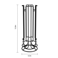 Support de rangement en acier inoxydable pour 24 dosettes de café Dolce Gusto, idéal pour la maison ou le bureau, pour le rangement et le nettoyage de la vaisselle