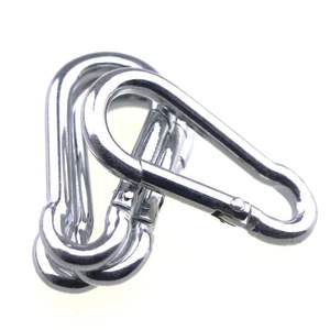 คาราบิเนอร์เหล็กชนิด D รับน้ำหนักได้ 5 กก. ตะขอปลดเร็วสำหรับใช้งานกลางแจ้ง ใช้ได้กับทุกประเภท - Product Image 4