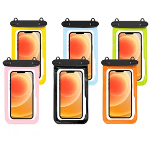 새로운 7 인치 크기 방수 휴대 전화 케이스 휴대 전화 건조 파우치 아이폰 14 13 12 프로