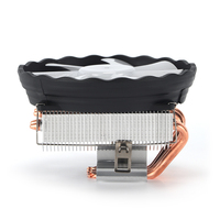 Enfriador de CPU Horizontal Popular con 4/6 Tubos de Calor, Venta al por Mayor de Fábrica, TDP 120W 180W, Ventilador de CPU Ultrafino, Apto para Cajas Pequeñas ITX
