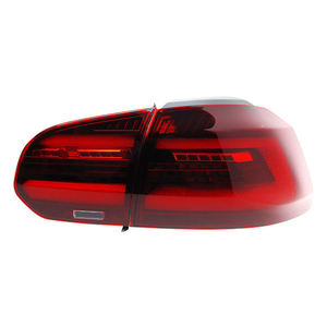 Tự Động Cho Volkswagen Golf 6 Mk6 Đèn Hậu Lắp Ráp 10-13 Sửa Đổi Golf 8 Phong Cách <span class=keywords><strong>LED</strong></span> Lần Lượt Tín Hiệu Phanh Phía Sau Đèn Thiết Kế Mới - Product Image 6