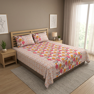 Ensemble de literie en coton imprimé pour l'exportation en gros, respirant toutes saisons, drap et taie d'oreiller pour usage domestique toute saison - Product Image 3