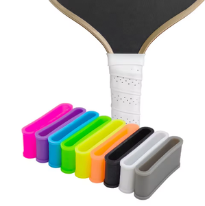 9 pièces de sangles antidérapantes en silicone pour poignée de <span class=keywords><strong>raquette</strong></span> de pickleball et de <span class=keywords><strong>tennis</strong></span> - Product Image 1