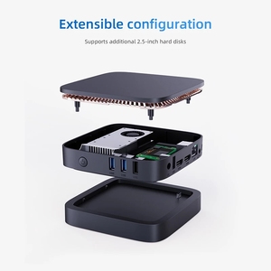 Soyeer AK1 Pro Intel N5105 n5095 Mini PC <span class=keywords><strong>RAM</strong></span> 8G 16G 256G 512G ROM para entretenimento e educação escolar <span class=keywords><strong>Desktop</strong></span> PC - Product Image 3