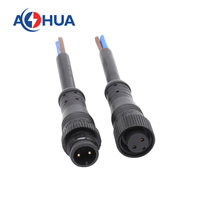Connecteur Étanche IP65 Mâle-Femelle 8 Broches pour Câblage de Signalisation, Câble Électrique Métallique, Prise d'Extension 22AWG 24AWG, Câblage DIY CE ROHS