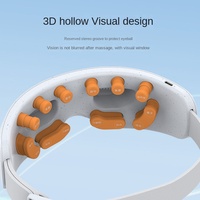 Masque oculaire chauffant intelligent rechargeable en silicone 3D avec fonction musicale, masseur électrique pour les yeux, couleur et taille personnalisables