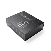 Boîte noire personnalisée avec couvercle magnétique boîte-cadeau en papier avec aimant fermé carton PVC blister boîtes cosmétiques à insérer
