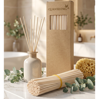 Bâtonnets diffuseurs en rotin naturel coloré 3mm, taille personnalisée pour parfum d'intérieur - Grande Vente