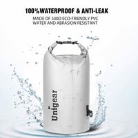 BSCI personnalisé léger de randonnée en nylon imperméable à l'eau bretelles sacs étanches sac à dos étanche
