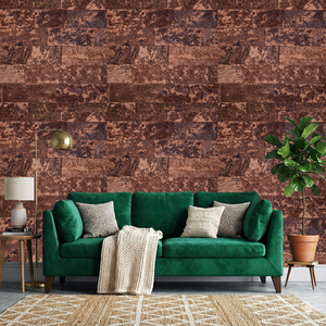 Wilderness 01, Revestimiento de Pared Rectangular de Corcho 100% Natural y Sostenible, Estilo Art Deco Moderno, 15 mm de Grosor, Producto Decorativo - Product Image 4