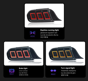 AURON Mustang 2015-2023 Clear Lens New Retrofit Upgrade Daytime Running Lights 6000K 12V <b>Plug</b> & <b>Play</b> Tail Lamp Wholesale Light - Product Image 2