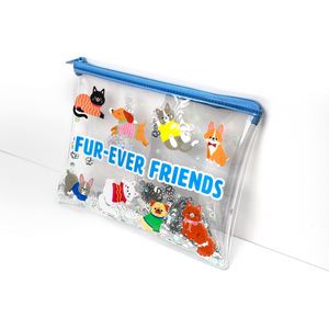 Wholesale Cute Multifunctional <b>Bag</b> Portable Zippered Animal Letter Pattern <b>Toiletry</b> <b>Clear</b> Cosmetic <b>Bag</b> for Women Travel Vacation - Product Image 1