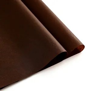 17g Customizable Chocolate Brown <b>Tissue</b> <b>Paper</b> Packaging 50*70 Factory direct wholesale Suitable for clothing and shoes packaging - Product Image 1