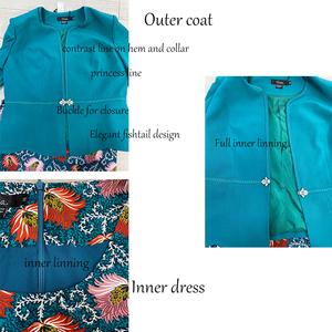 Vestido Casual de Moda para Mujer, Talla Grande, Falda con Estampado Floral, Falda de Cola de Pez, Alta Calidad - Product Image 5