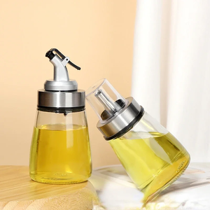 Botella Dispensadora de Aceite de Vidrio con Apertura y Cierre Automático, Contenedor de Condimentos para Cocina, para Aceite de Oliva, Incluye Juego de Herramientas - Product Image 4