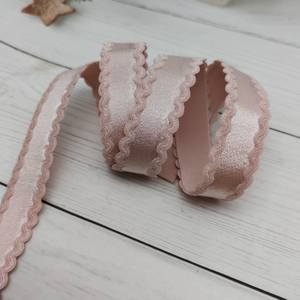 Manufacturer Customized 16mm <b>Thick</b> Nylon/Polyester <b>Elastic</b> Webbing Strap Colored Rippled Edge <b>Elastic</b> <b>Band</b> for Sewing <b>Band</b> - Product Image 4