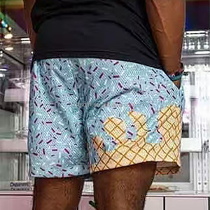 กางเกงขาสั้นลำลองสำหรับผู้ชายสำหรับใส่เล่นกีฬาใส่ได้ทุกวันชื่อหมายเลขโลโก้ที่กำหนดเองสีลูกกวาดกางเกงขาสั้นสำหรับฝึกซ้อม - Product Image 6
