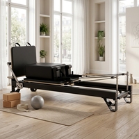Appareil de musculation en aluminium facile à ranger à la maison, machine d'entraînement pliable, machine de Pilates pliable, Reformer de Pilates pliable