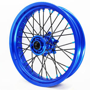Juego de Ruedas de Motocicleta Supermoto de Aleación de Aluminio Anodizado de 17 Pulgadas para <span class=keywords><strong>Yamaha</strong></span> <span class=keywords><strong>Yz</strong></span> <span class=keywords><strong>250</strong></span> - Product Image 4