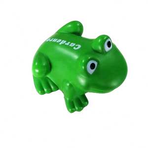 PU Frog Shaped Stress Relievers Cute Customized Logo Pu Antistress <b>Ball</b> Promotional Pu Foam Frog Shaped Stress <b>Ball</b> - Product Image 1
