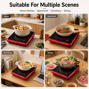 Cuisinière à induction portable multifonctionnelle en acier inoxydable à commande tactile à chauffage rapide, prix fabricant bas, KI02026 - Product Image 6