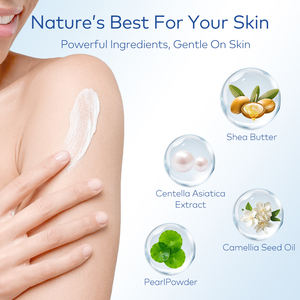 Crème éclatante à marque privée 30ml, logo personnalisé, aloès bio, perle, sans cruauté, tube cadeau - Product Image 2