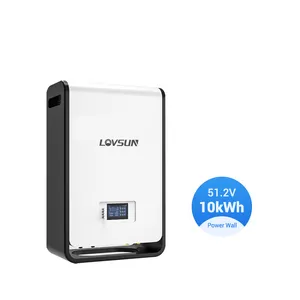 Фотоэлектрическая батарея для домашнего хранения Lovsun с глубоким циклом, 5 кВтч, 10 кВт, 15 кВт, 100 мАч, 200, литий-ионные солнечные батареи, Powerwall