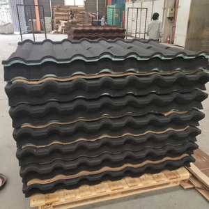 Newest Building Construction Materials for House Roof Color Stone Coated Metal Roof Tiles