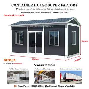 Prefabrik modüler lüks konteyner Vila ev genişletilebilir küçük ev yatak odası ayrılabilir prefabrik kabin ile - Product Image 3