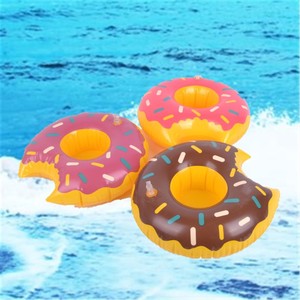 PVC inflable flotante flamenco puede beber portavasos bebidas titular - Product Image 4