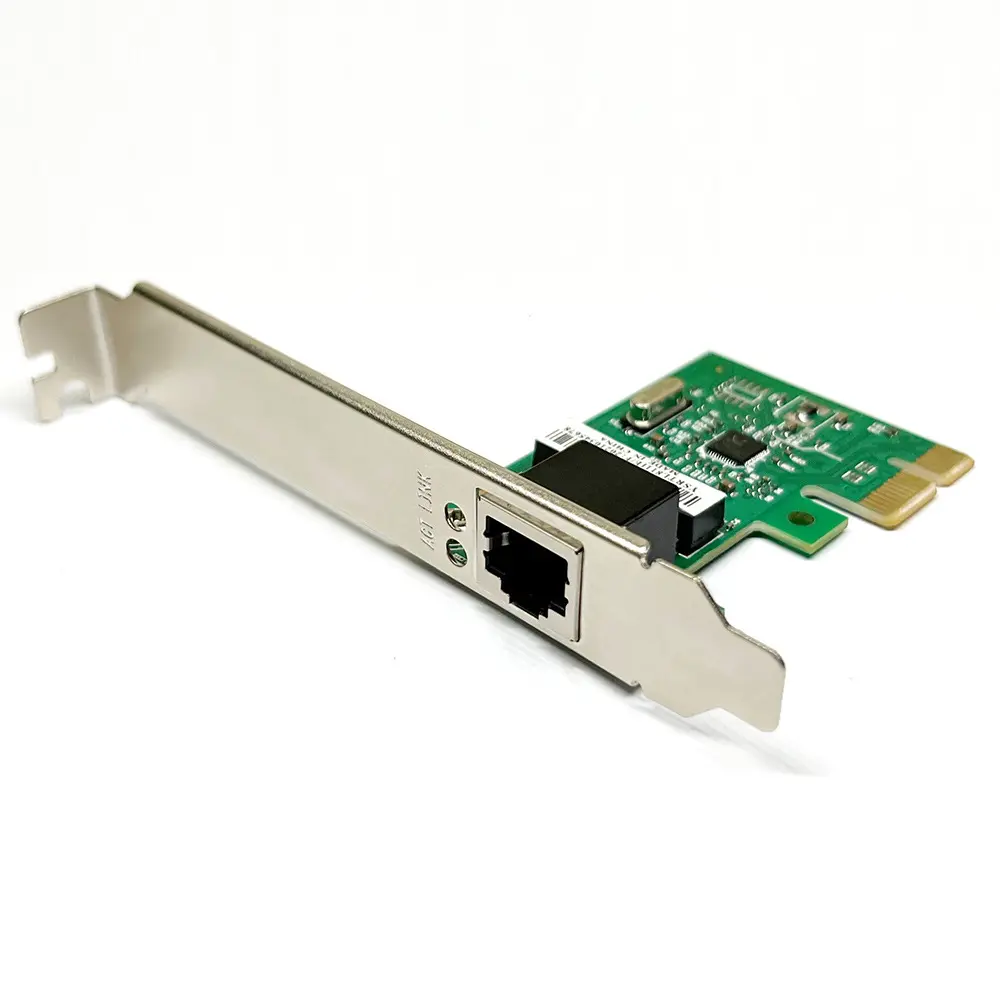 การ์ด LAN RTL-8111E PCI-E 10/100/1000MBPS,การ์ดเครือข่ายกิกะบิตในตัวสำหรับคอมพิวเตอร์ที่ไม่มีไดร์เวอร์การ์ดเครือข่าย PCI-E