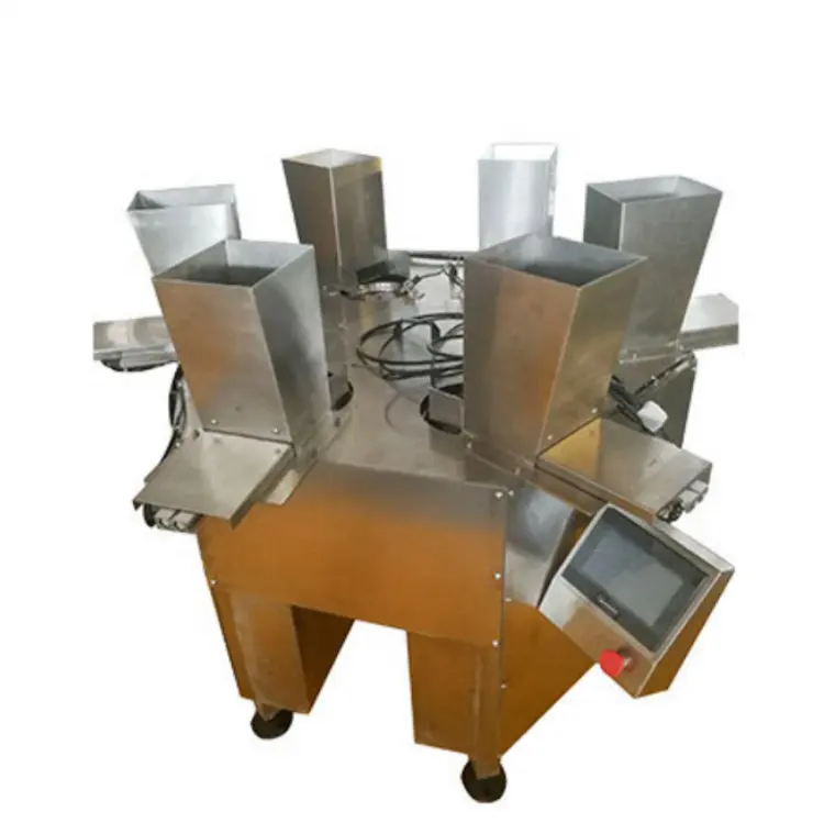 Los fabricantes de máquinas divisorias de té de seis cubos suministran directamente todo tipo de máquinas divisorias de materiales granulares de té