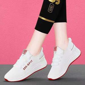 Shoes for Women Casual <b>Slip</b> on Sneakers <b>Lady</b> Summer Sport Walking Tennis Shoes Comfortable Running Flats - Product Image 1