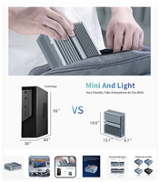 Mini PC I3 I5 I7 Win10 11 Linux sans ventilateur COM VAG DC12V Boîtier Mini PC industriel
