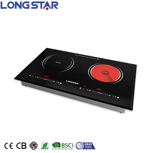 Cocina Exterior de Doble Hornilla, Modelo 2025, Venta Caliente de Fábrica, 3000W, Control Táctil con Sensor, Inducción Integrada, Cerámica Lisa - Product Image 2