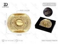 Hebilla Dorada de 35 mm, Hebilla para Sombrero de Aleación Plateada, Tamaño Grande - Product Image 3