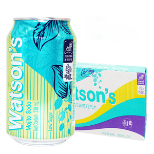 Collations asiatiques Wattson Soda Original 330ml * 24 canettes/boîte Boisson gazéifiée Saveur de <span class=keywords><strong>vanille</strong></span> Boisson à faible teneur en <span class=keywords><strong>sucre</strong></span> - Product Image 6
