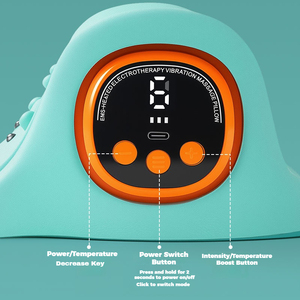 Nackens ch ulter Relaxer Wirbelsäulen ausrichtung Wiederauf ladbare tragbare Nacken massage Kissen frequenz Puls fernbedienung mit Wärme - Product Image 4