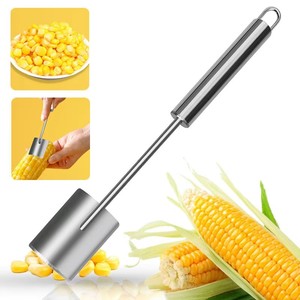 Pelador <span class=keywords><strong>de</strong></span> Maíz Manual Ergonómico <span class=keywords><strong>de</strong></span> Acero Inoxidable <span class=keywords><strong>de</strong></span> Alta Resistencia con Mango para Separar Mazorcas y Extraer Granos, Herramientas para Vegetales - Product Image 5